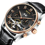 Load image into Gallery viewer, KINYUED Swiss Tourbillon Mechanical Watch black
