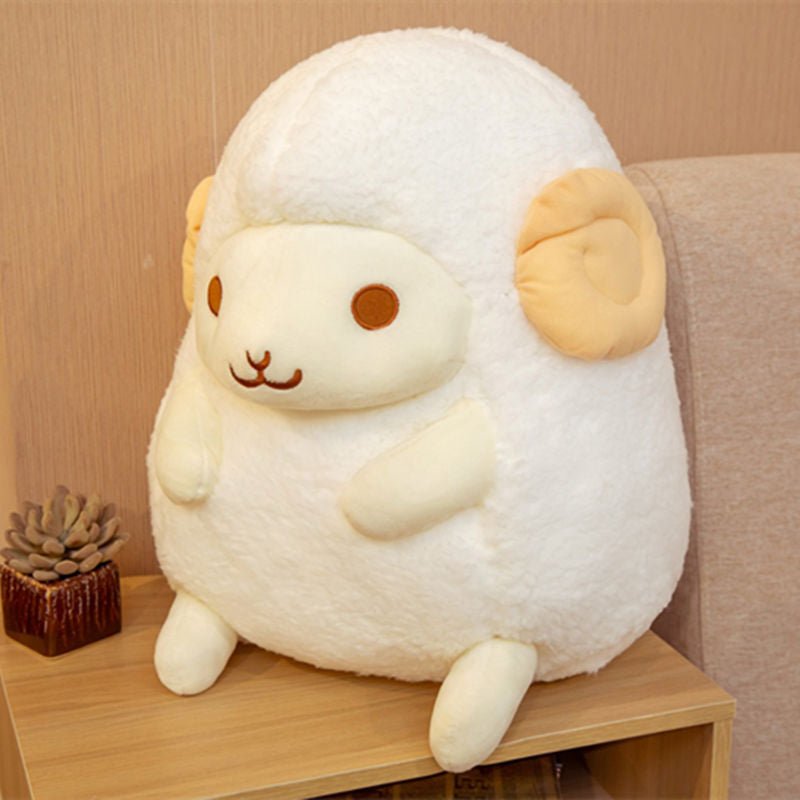 Cute Sitting Little Sheep Doll Plush Toy
