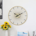 Load image into Gallery viewer, Golden wrought iron living room clock
