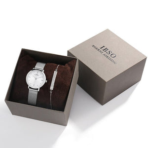 Watch & Bracelet Watch Gift Set By IBSO HELP