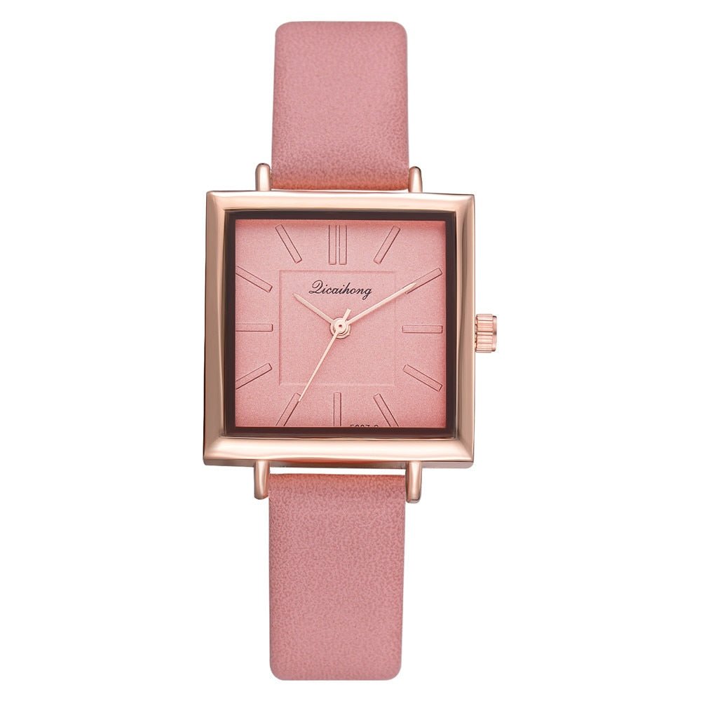 Elegant Ladies Wrist Watch pink