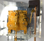 Load image into Gallery viewer, 1960s George Nelson Howard Miller Lucite &amp; Chrome Wall Clock
