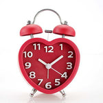 Load image into Gallery viewer, Love Plastic Children Alarm Clock With Metal Double Bell With Night Light
