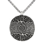 Load image into Gallery viewer, World Tree Double-Sided Pendant Necklace
