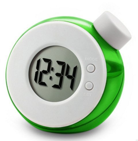 Magic element water alarm clock
