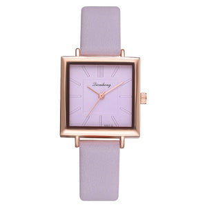 Elegant Ladies Wrist Watch purple
