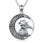 Load image into Gallery viewer, Sterling Silver Plague Doctor Necklace
