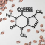 Load image into Gallery viewer, Coffee Molecule Metal Wall Art
