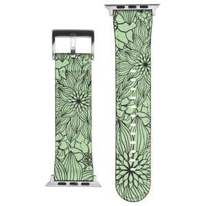 Floral Apple Watch Band Mint