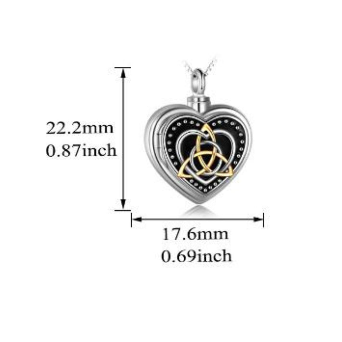 Celtic Locket Urn Pendant