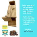 Load image into Gallery viewer, KingWood Original Cedar Owl House Slide Debris
