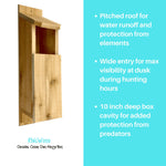 Load image into Gallery viewer, KingWood Original Cedar Owl Slide
