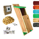 Load image into Gallery viewer, KingWood Original Cedar Owl House w/color POP!
