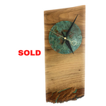 Load image into Gallery viewer, KingWood Live Edge Texas Pecan Slab Wall Clock &quot;Earthly Wonder&quot;

