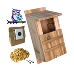 Load image into Gallery viewer, KingWood Premium Cedar Owl House Box
