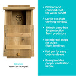 Load image into Gallery viewer, KingWood Premium Cedar Owl House Box solidly built owl nest
