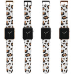 Load image into Gallery viewer, Leopard Print Apple Watch Band White
