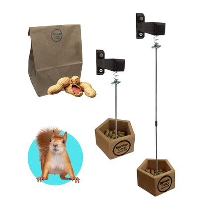 KingWood Squirrel Feeder Swing Basket - 2 Pack