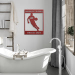 Load image into Gallery viewer, Personalized Basketball Metal Wall Art Poster
