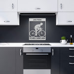 Load image into Gallery viewer, Personalized Cyclist Metal Wall Art Poster
