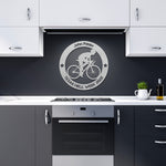 Load image into Gallery viewer, Personalized Cyclist Metal Wall Art
