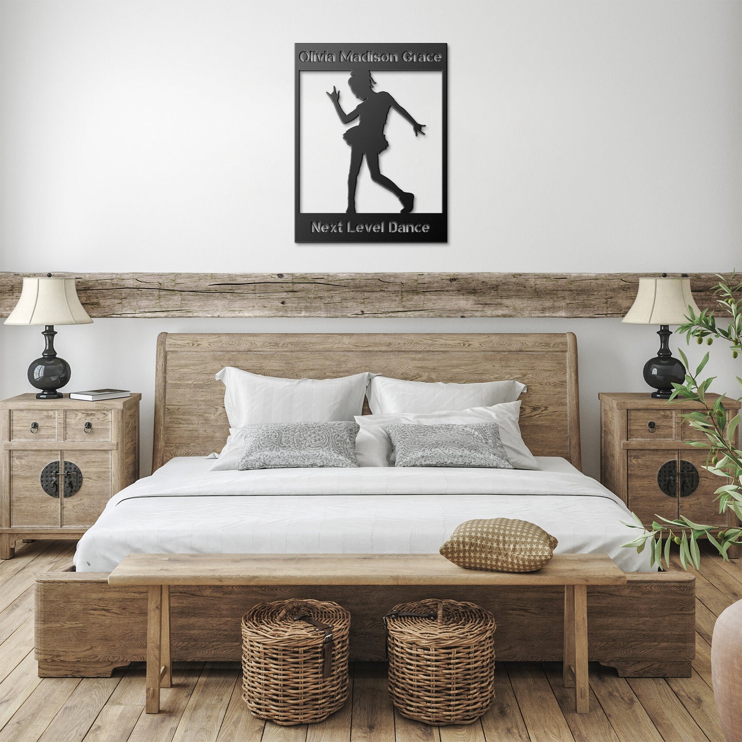 Personalized Dance Girl Metal Wall Art Poster
