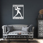 Load image into Gallery viewer, Personalized Football Quarterback Metal Wall Art Poster
