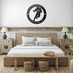 Load image into Gallery viewer, Personalized Football Running Back Metal Wall Art
