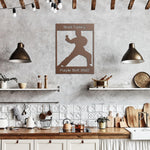 Load image into Gallery viewer, Personalized Martial Arts Boy Metal Wall Art Poster (3600 × 3600 px)
