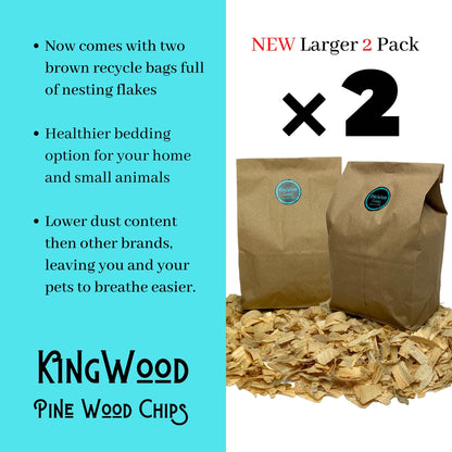 KingWood Pine Wood Chips