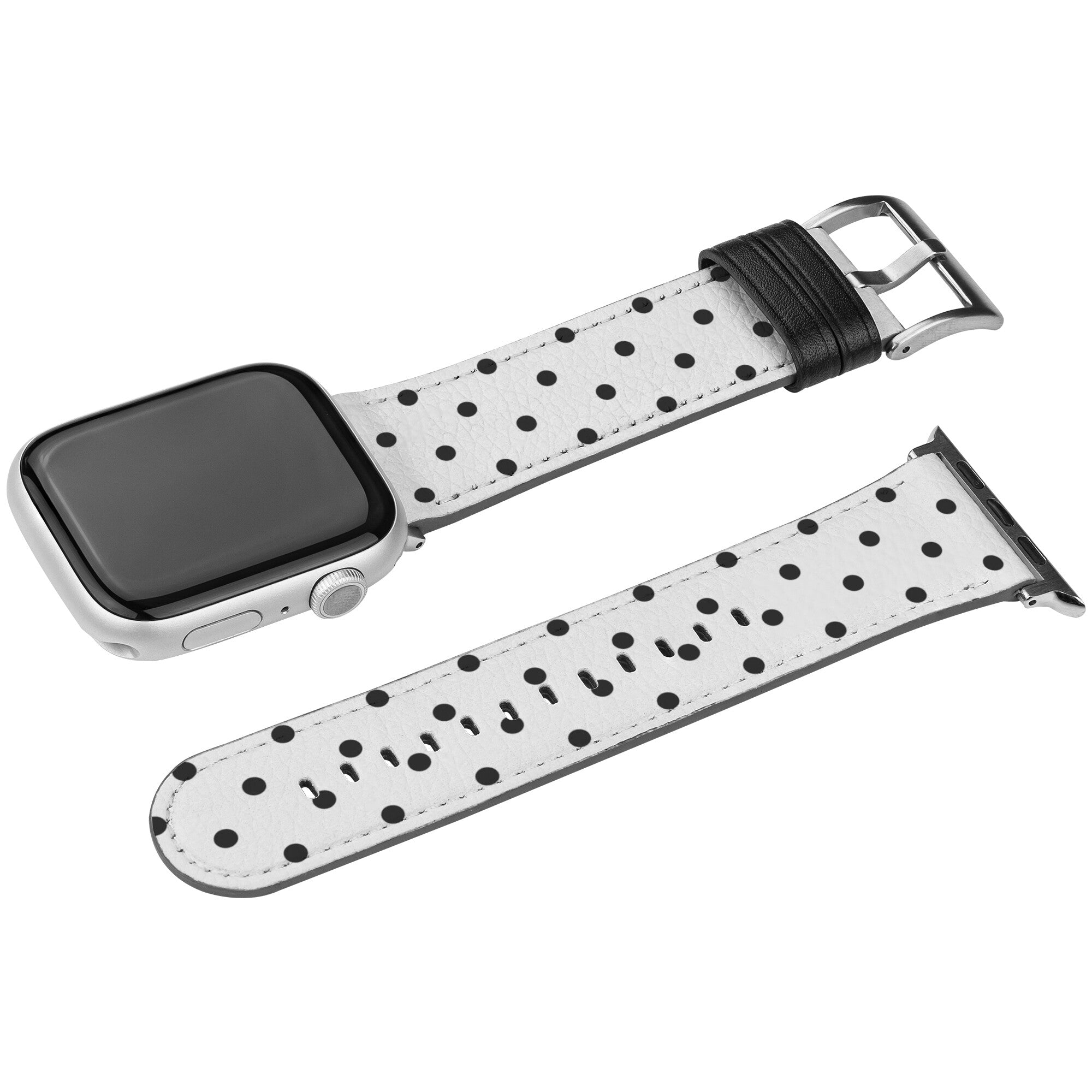 Polka Dot Apple Watch Band Black & White