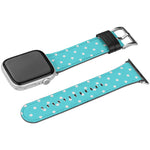 Load image into Gallery viewer, Polka Dot Apple Watch Band Blue
