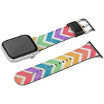 Load image into Gallery viewer, Rainbow Chevron Apple Watch Band
