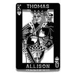 Load image into Gallery viewer, Personalized King &amp; Queen of Hearts Metal Wall Art
