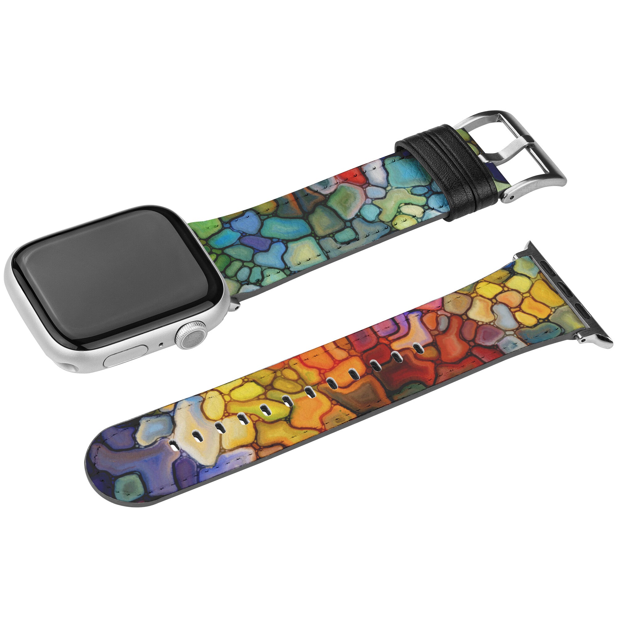 Stained Glass Mosaic Apple Watch Band