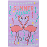 Load image into Gallery viewer, Summer Love Flamingos Yard Banner
