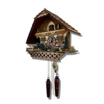 Load image into Gallery viewer, Quartz Train Cuckoo Clock,  Black Forest w/ Music from the right
