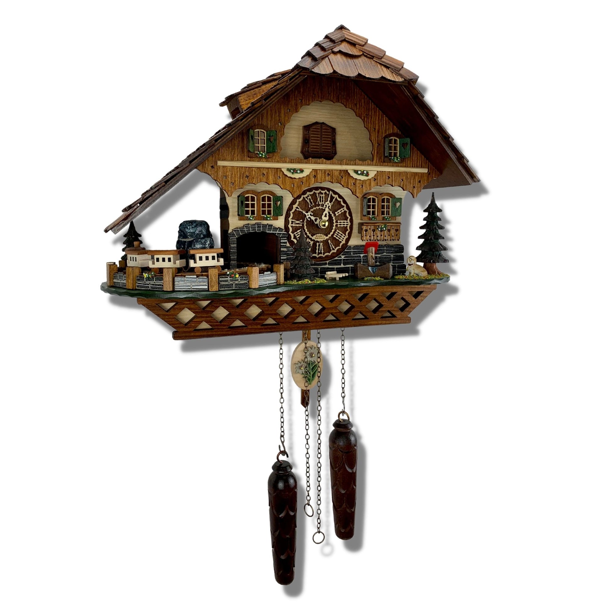 Quartz Train Cuckoo Clock,  Black Forest w/ Music