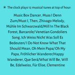 Load image into Gallery viewer, Quartz Train Cuckoo Clock,  Black Forest w/ Music song list
