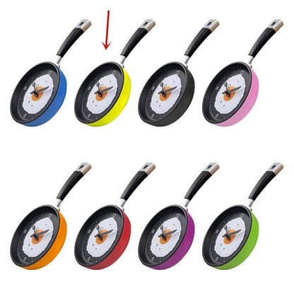 Fried Egg Pan Clock Mute Clock Simple Clock