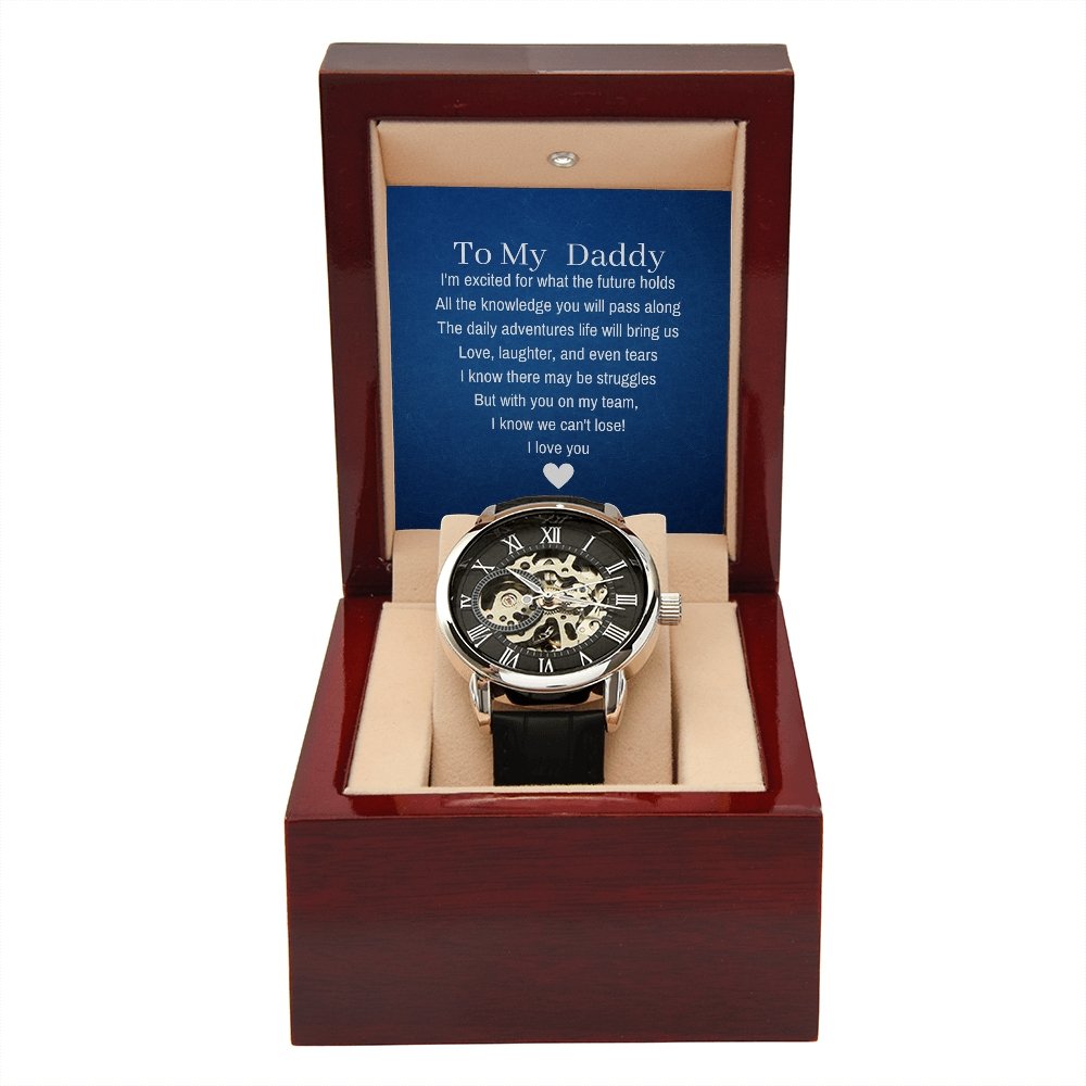 OpenWorks Watch w/ Card Gift Box, First Time Dad Gift