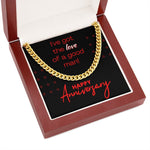 Load image into Gallery viewer, Cuban Link Anniversary Gift, 14K Gold, Good Man
