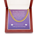 Load image into Gallery viewer, Cuban Link First Time Dad Gift, Girl Dad, 14k Gold Chain
