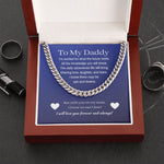 Load image into Gallery viewer, Cuban Link First Time Dad Gift, Stainless Steel, Boy To Dad

