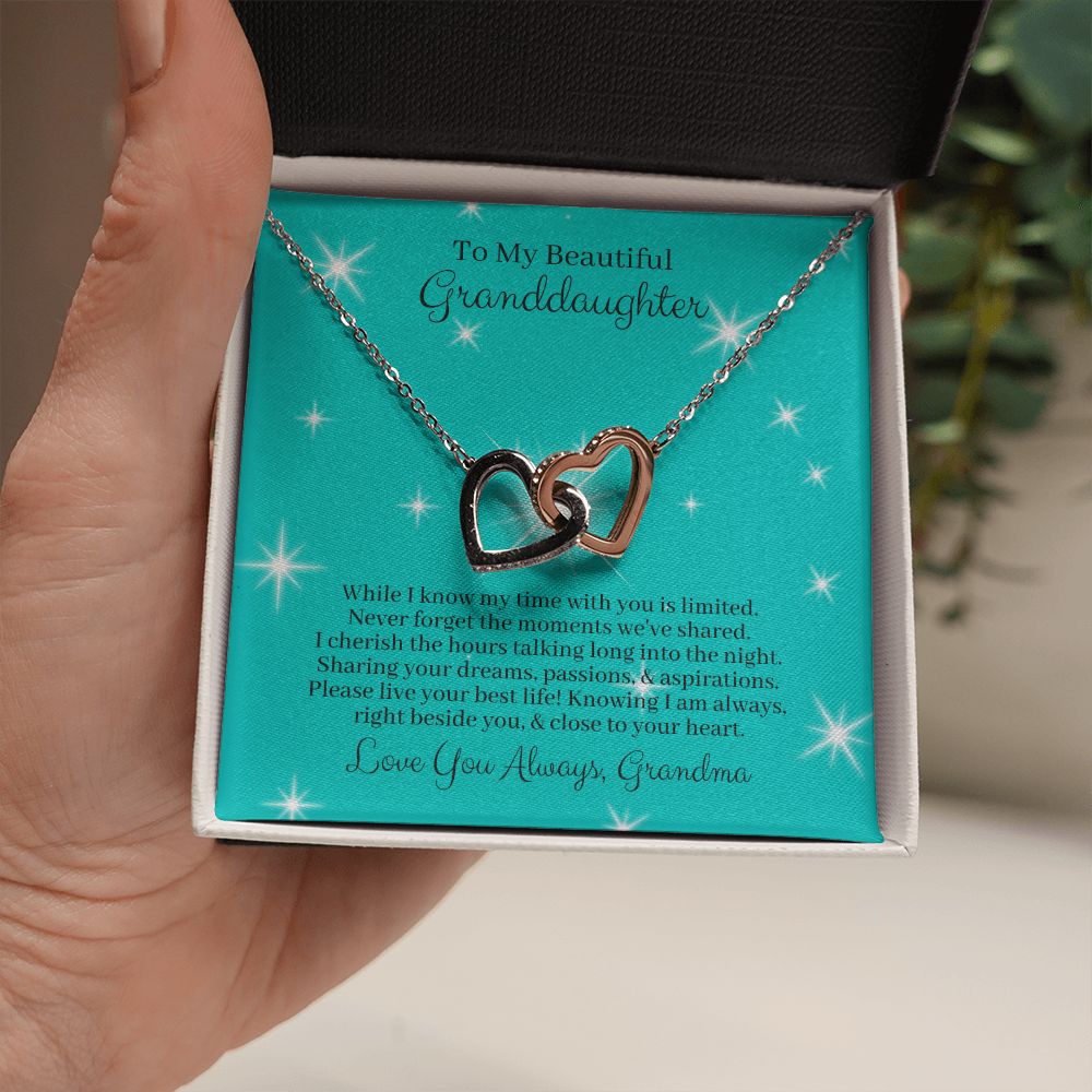 To my granddaughter on sale necklace