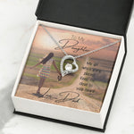 Load image into Gallery viewer, To My Daughter Heart Necklace &amp; Card Gift, From Dad, Girl On Her Way
