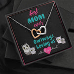 Load image into Gallery viewer, Best Mom Ever Necklace with owls

