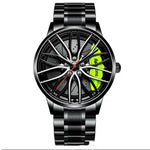 Load image into Gallery viewer, Auto Racing Sport Wheel Watch green
