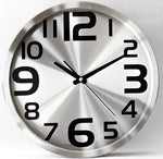 Load image into Gallery viewer, Aluminium Creative And Fashionable Living Room Wall Clock
