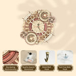 Load image into Gallery viewer, 3d Wooden Puzzle Wall Clock
